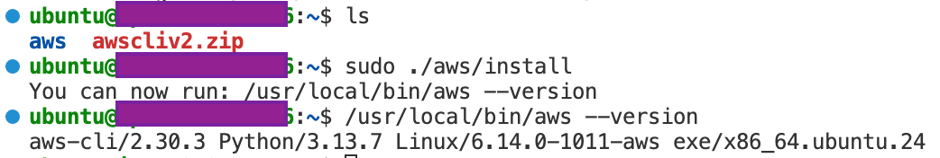설치 및 설치확인