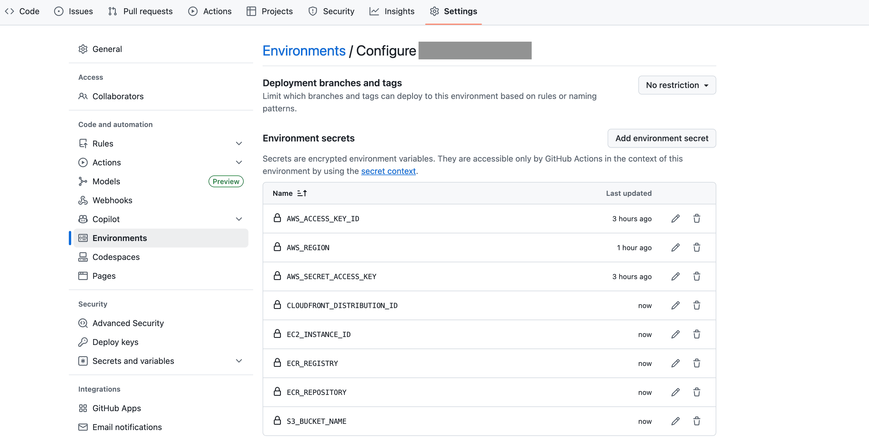 환경 변수 추가 환경 변수 추가