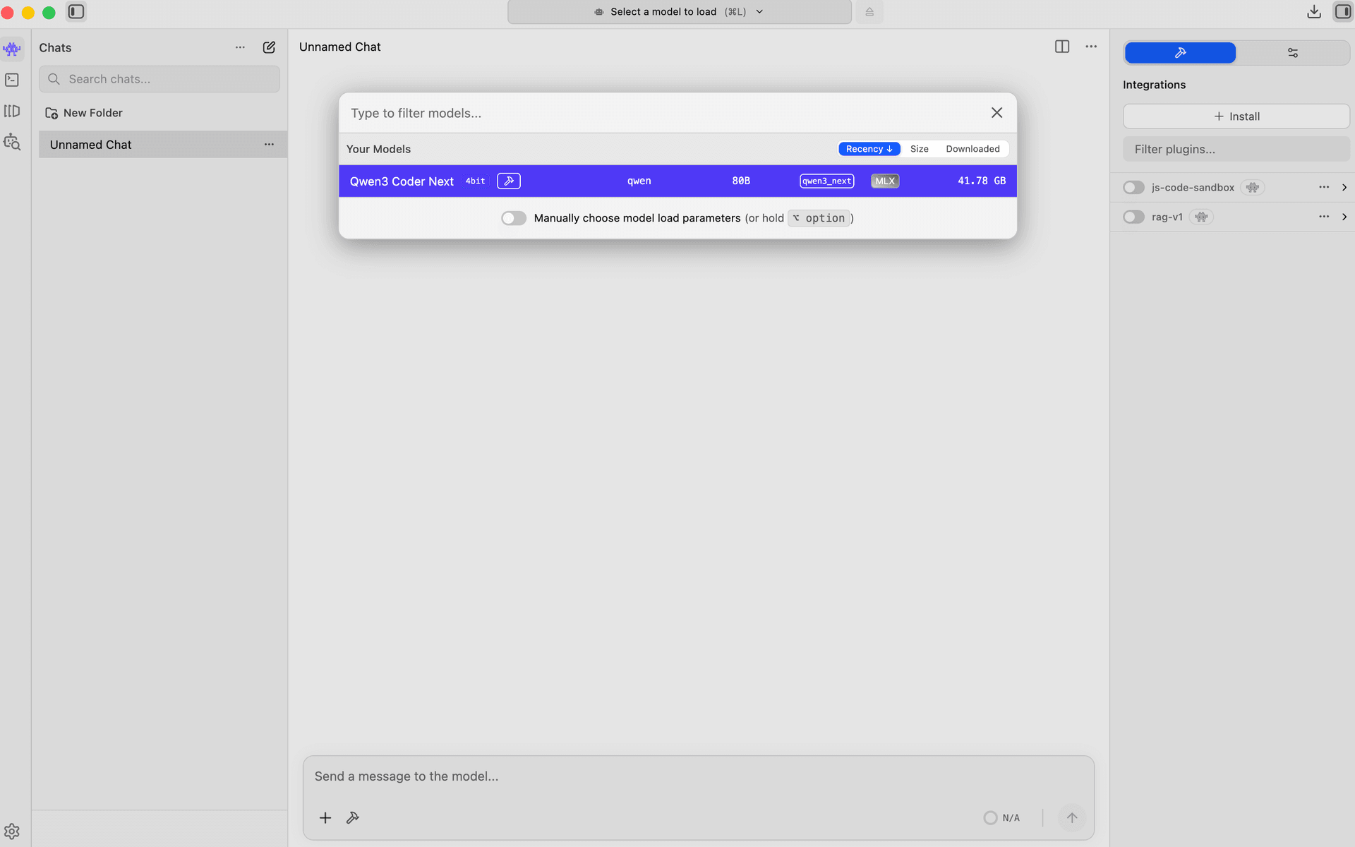 모델 load 모델 load